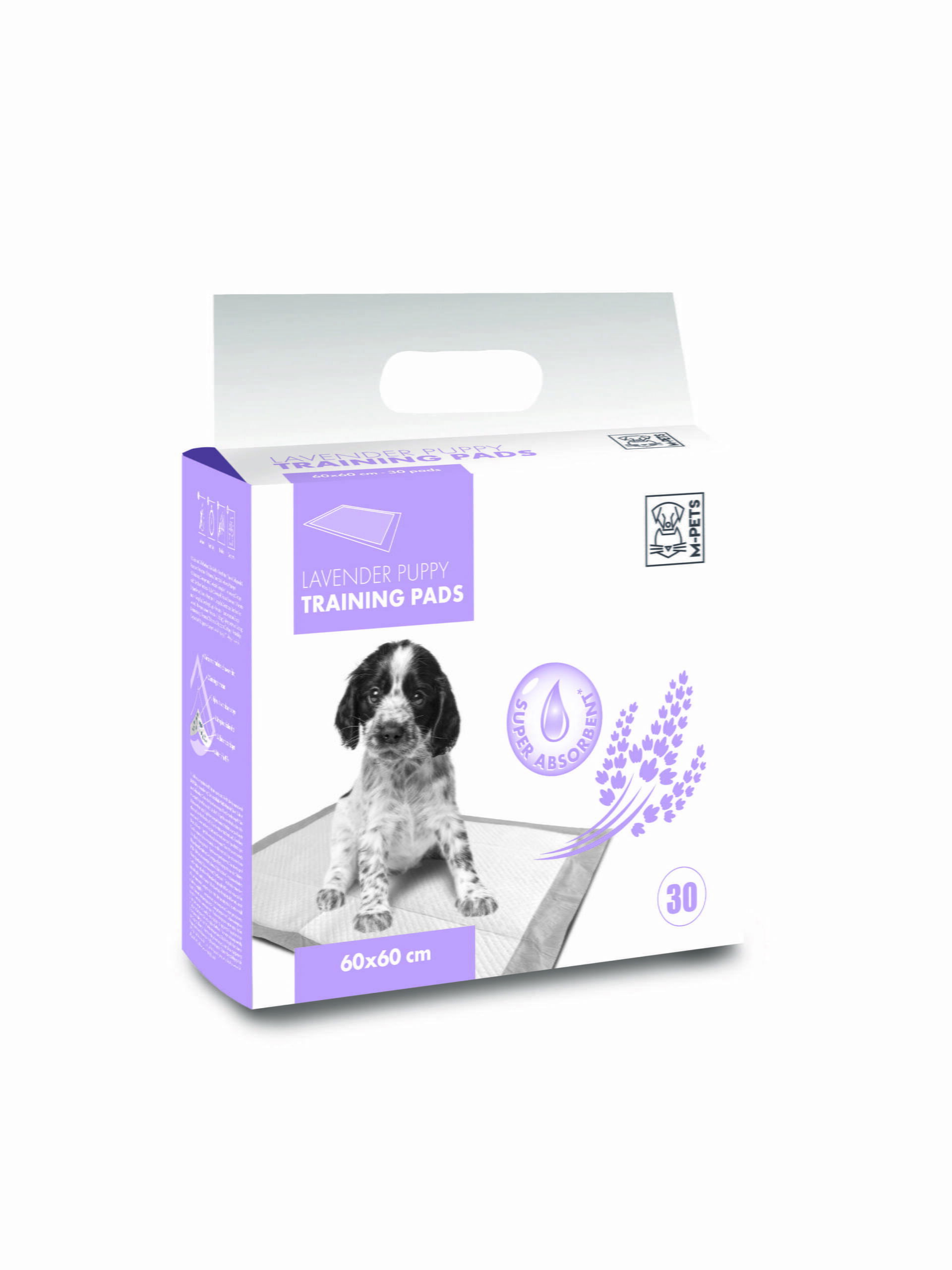 M-PETS_10162310_ LAVENDER PuppyPads 60x60_30 3D SIMU