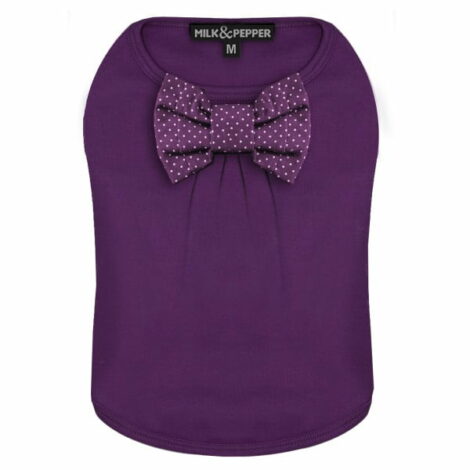 t-shirt-luxe-chien-milk-and-peppe-bow