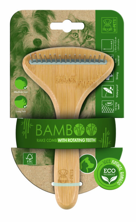 M-PETS_10119599 BAMBOO Rake Comb_3D SIM