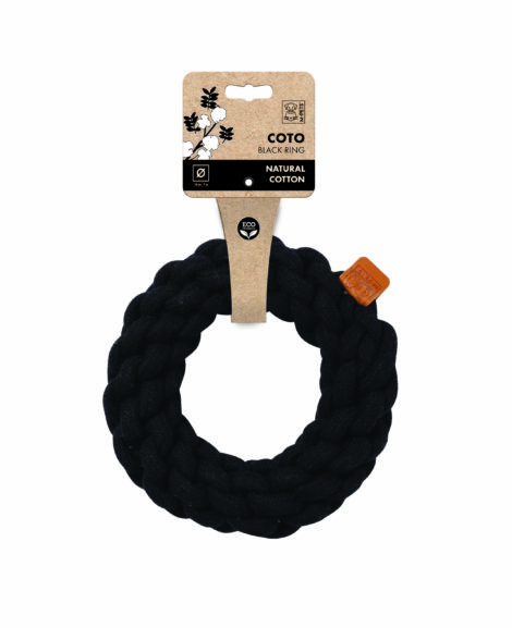 M-PETS_10646701_COTO_Eco rope dog toys_White Loop Ball_6.5 cm_#0