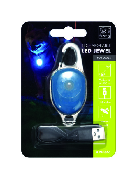 Rechargeable LED JEWEL For Dog