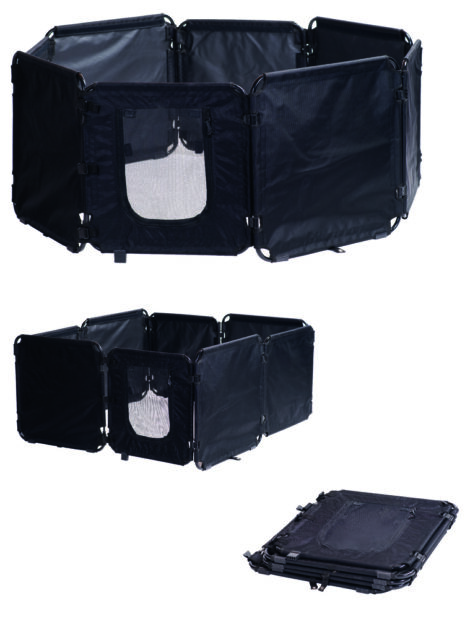 61 x 61 x 11.5 cmtextile and iron tube