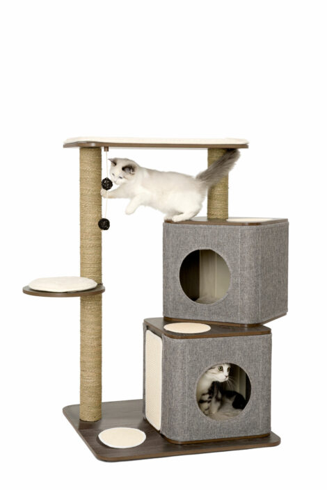 Lulu's World  Cubox Twin Base Cat Tree