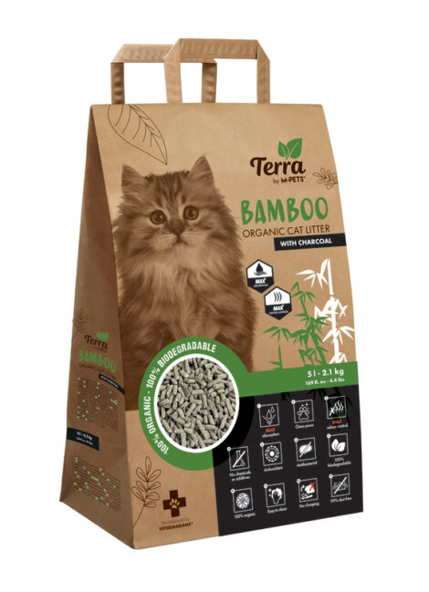 01.M-PETS_20121499_TERRA_BAMBOO ORGANIC Cat Litter_with charcoal_5l_3D sim