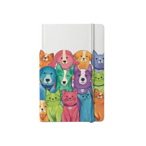 M-PETS_60005499_PETJOY A5 Notebook PetFamily Colour_3DSim_CMYK_V01_